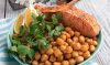 Baked Salmon with Chickpeas