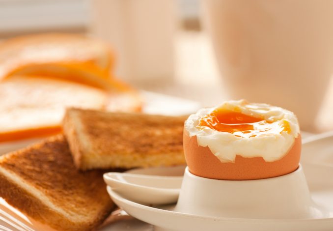 Boiled Egg with Gluten-Free Toast