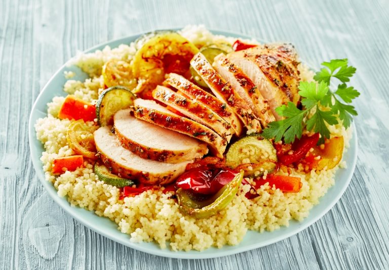 Chicken Couscous and red pepper AI Weight Loss Diet