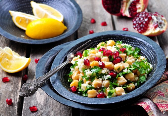 Chickpea Salad with Couscous