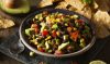Mexican Beans and Avocado on Sourdough Toast