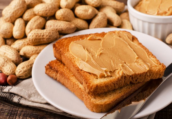 Peanut Butter on Wholemeal Toast