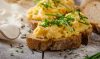Scrambled Eggs on Gluten-Free Toast (no milk)