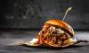 Pulled Pork and Red Cabbage Burger