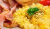 Scrambled Egg Bacon Medallion and Grilled Tomato (no milk)