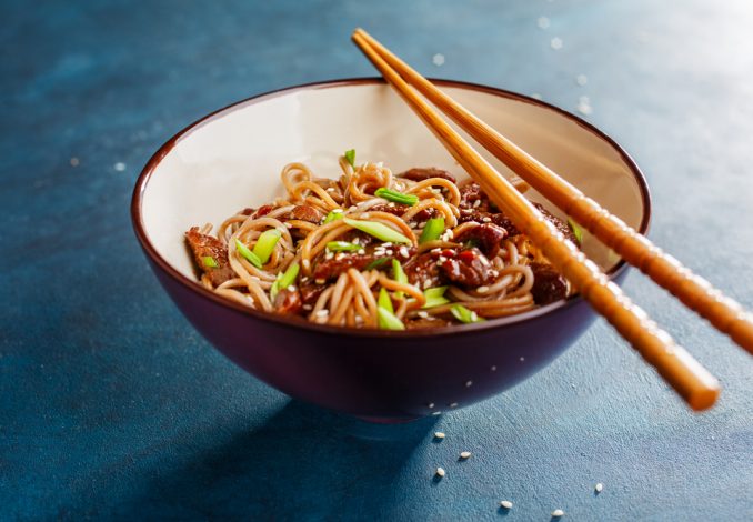 Spicy Beef and Vegetable Stir Fry with Noodles