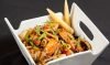 Spicy Salmon Stir Fry with Asparagus with Baby Sweetcorn
